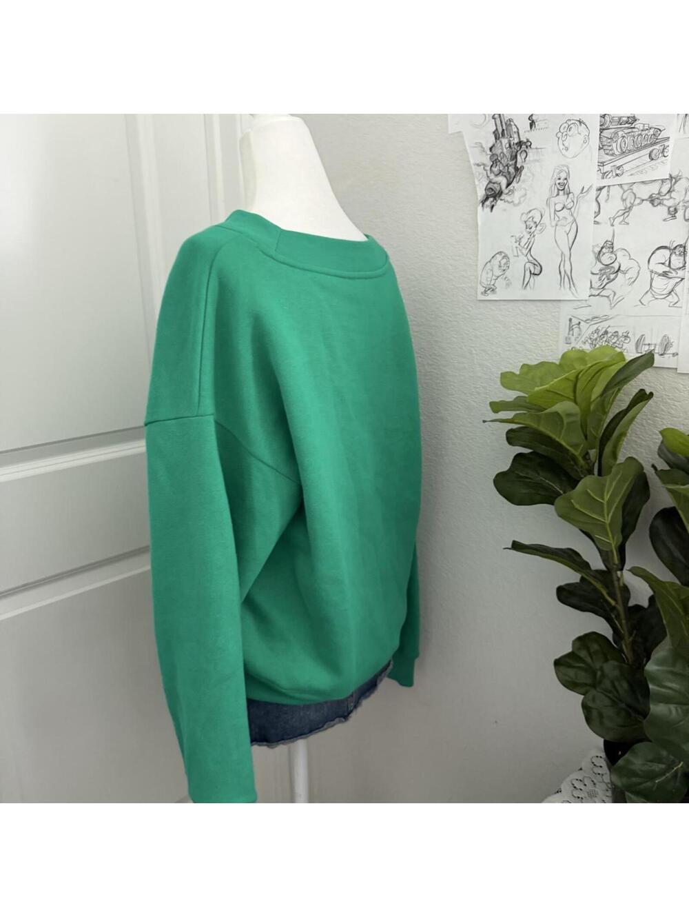 J.Crew V-neck sweatshirt - Picture 2 of 6
